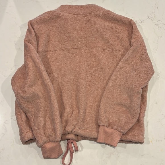 Pink Sherpa Style Pullover - Picture 5 of 5